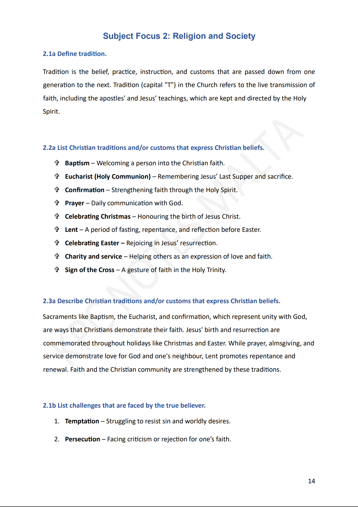 O-Level Religious Knowledge (Incl. 3 Packs)