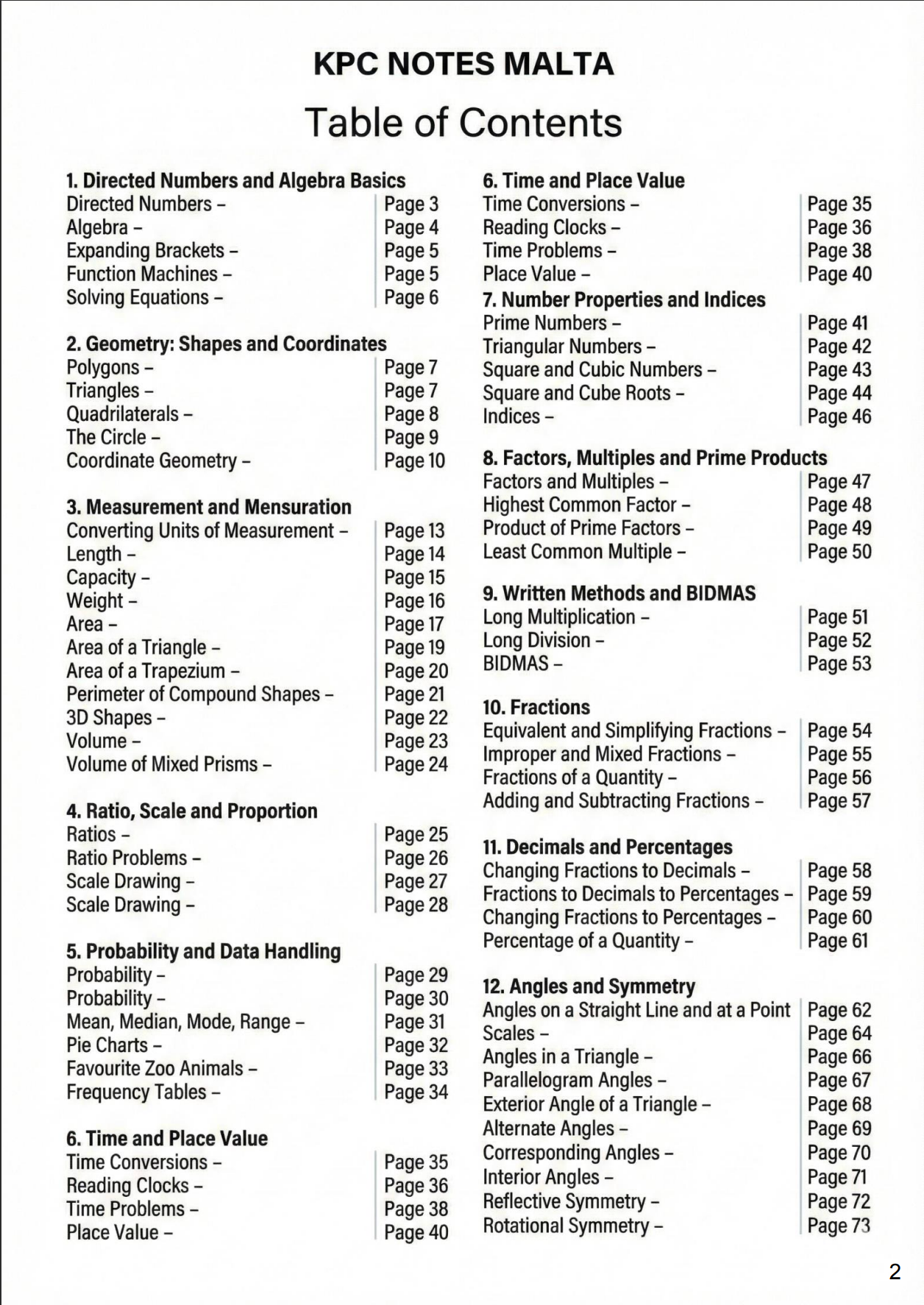 Year 7 | Maths Workbook