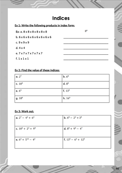 Year 7 | Maths Workbook