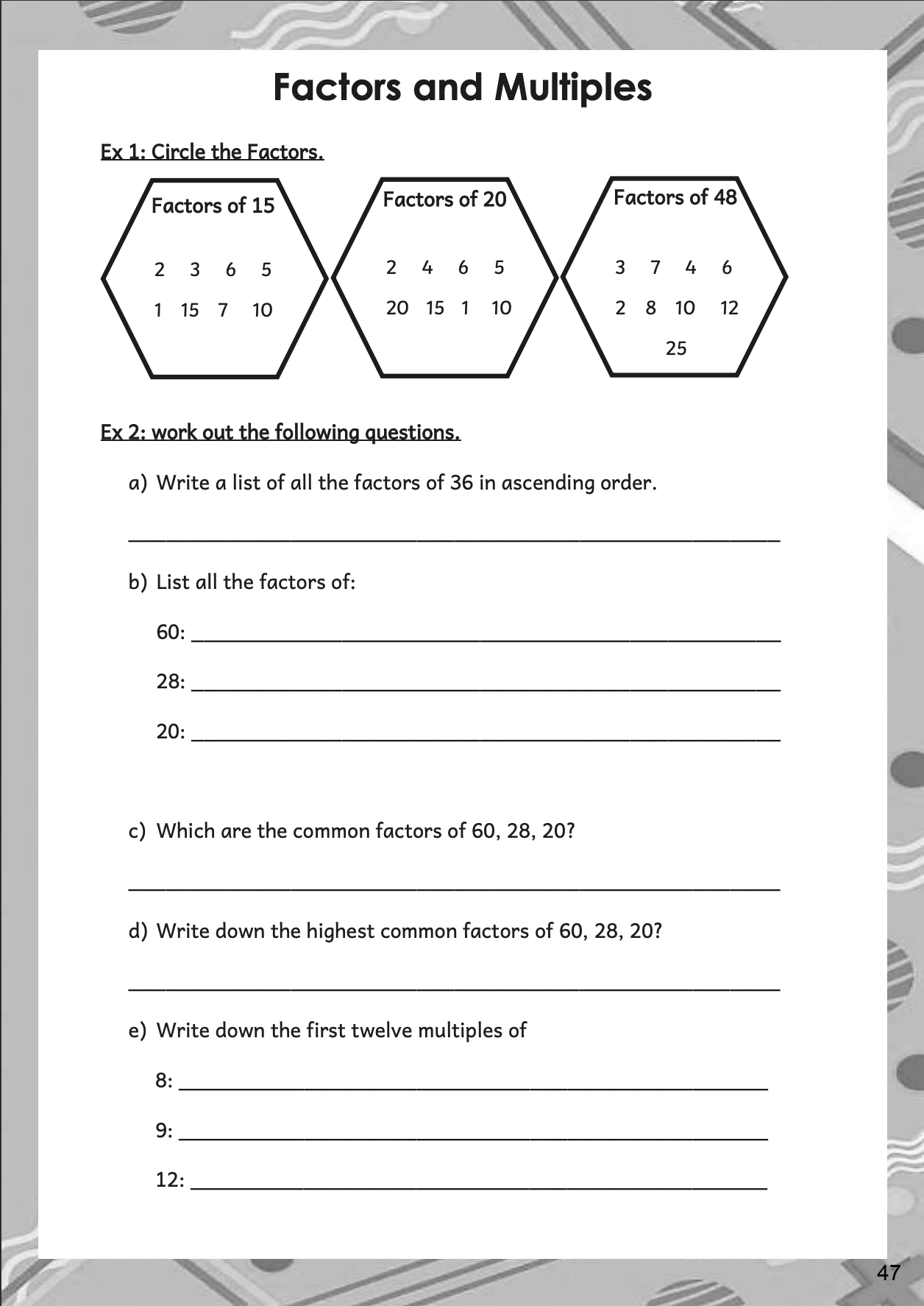 Year 7 | Maths Workbook