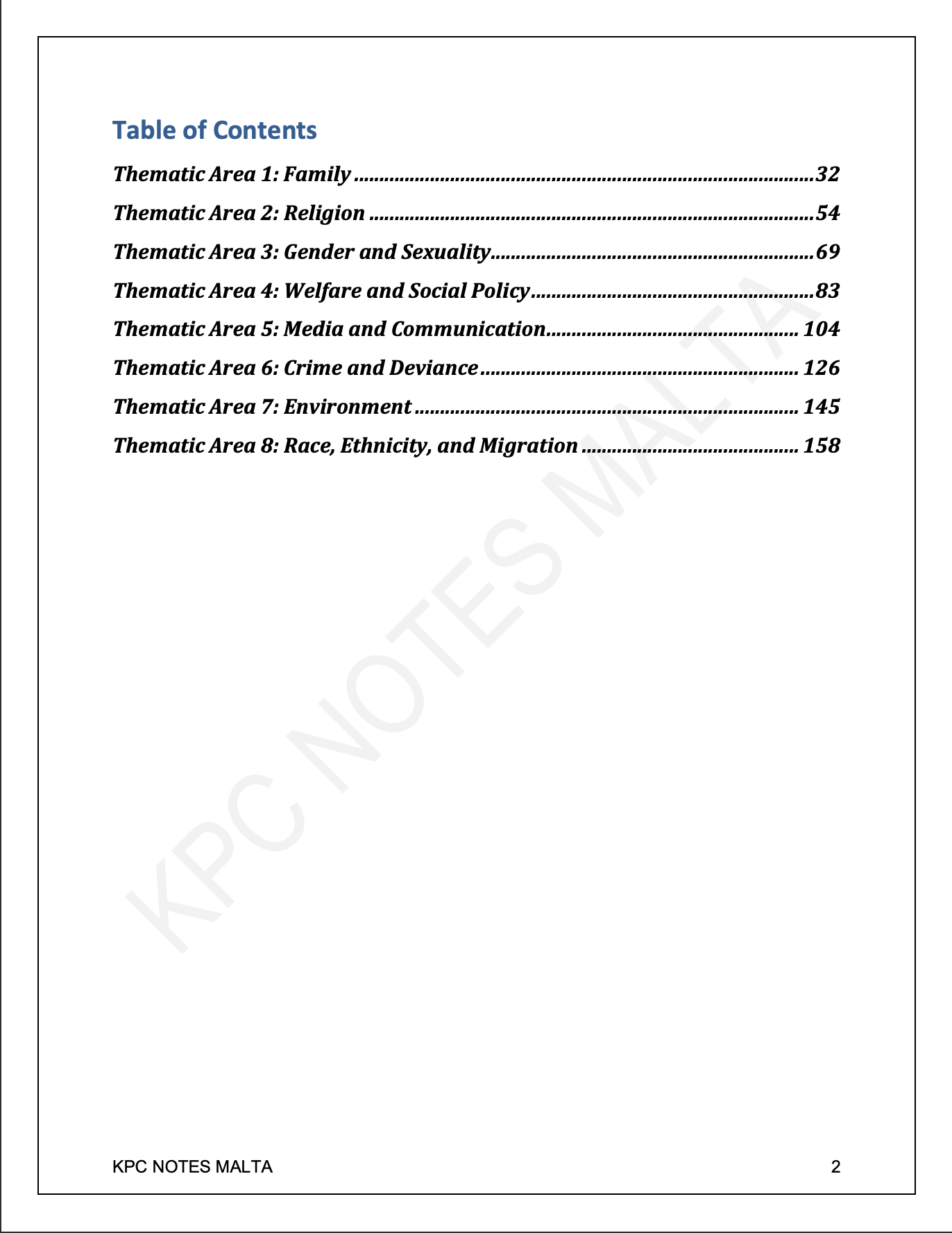 Sociology A-Level | Full Syllabus Notes | 2026.