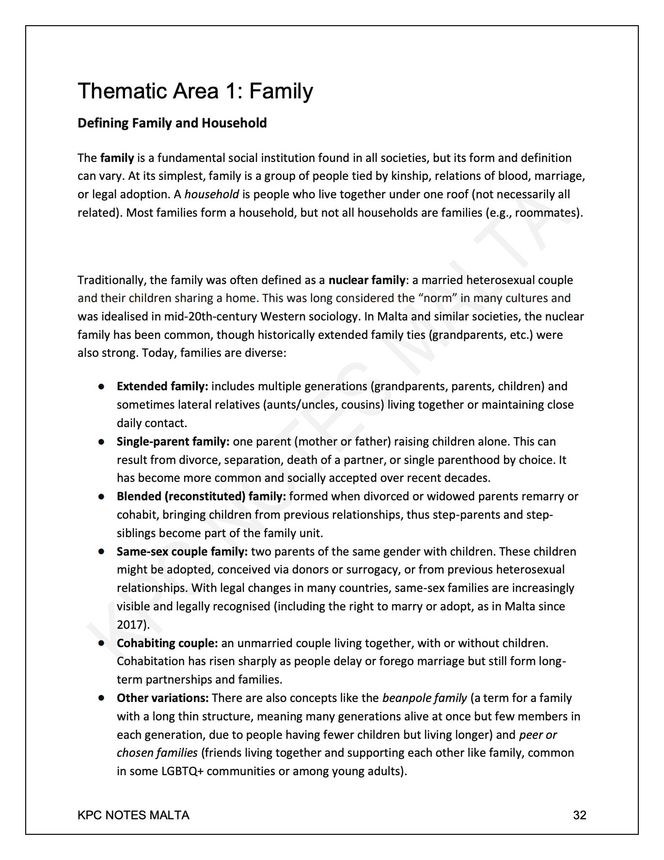 Sociology A-Level | Full Syllabus Notes | 2026.