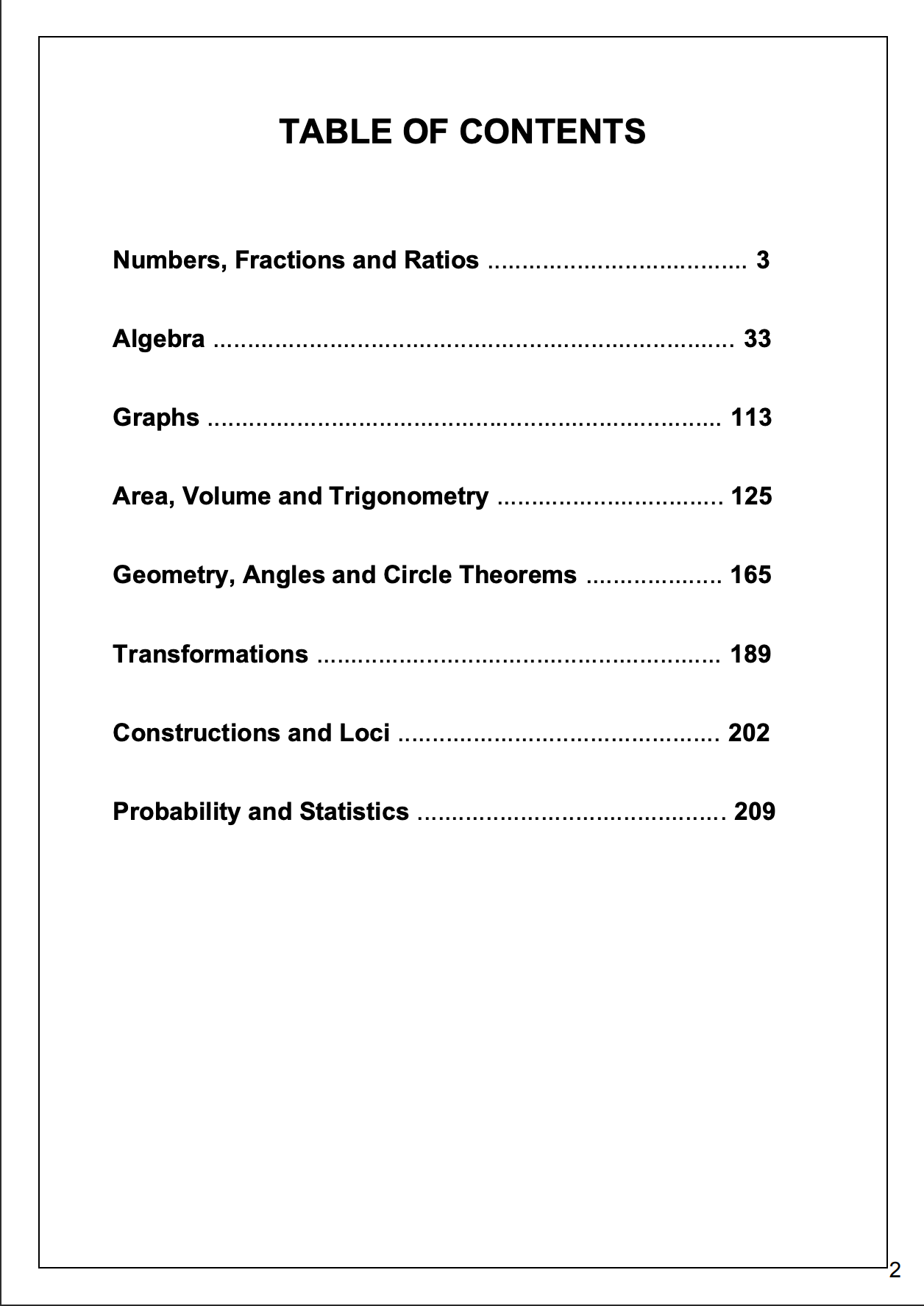 🔥 O-level Mathematics | Note Pack