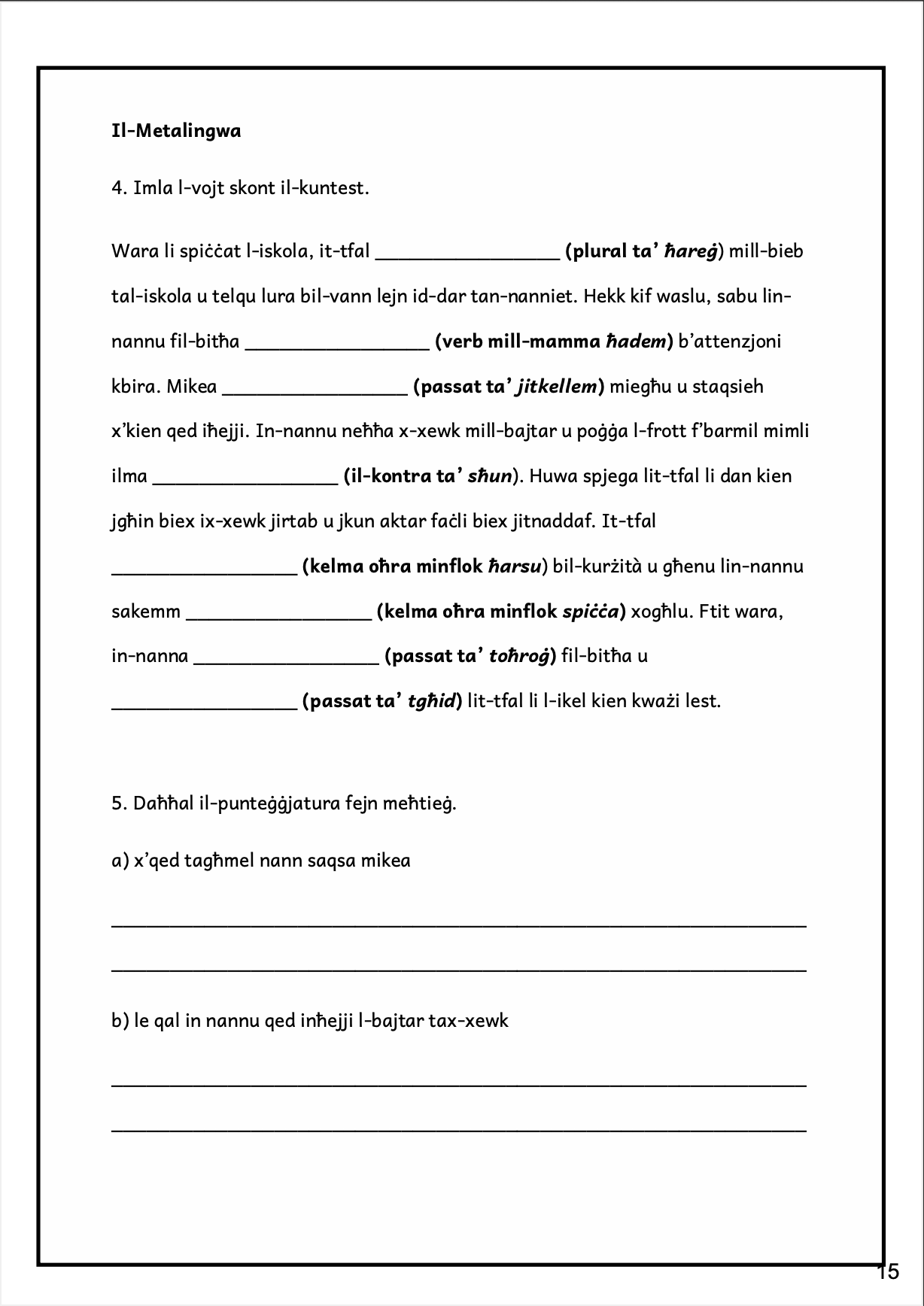 Year 6 | Gwida Kompluta tal-Malti