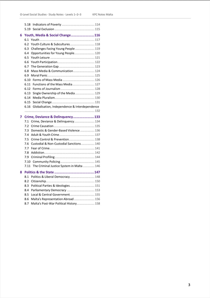 O-Level Social Studies Notes