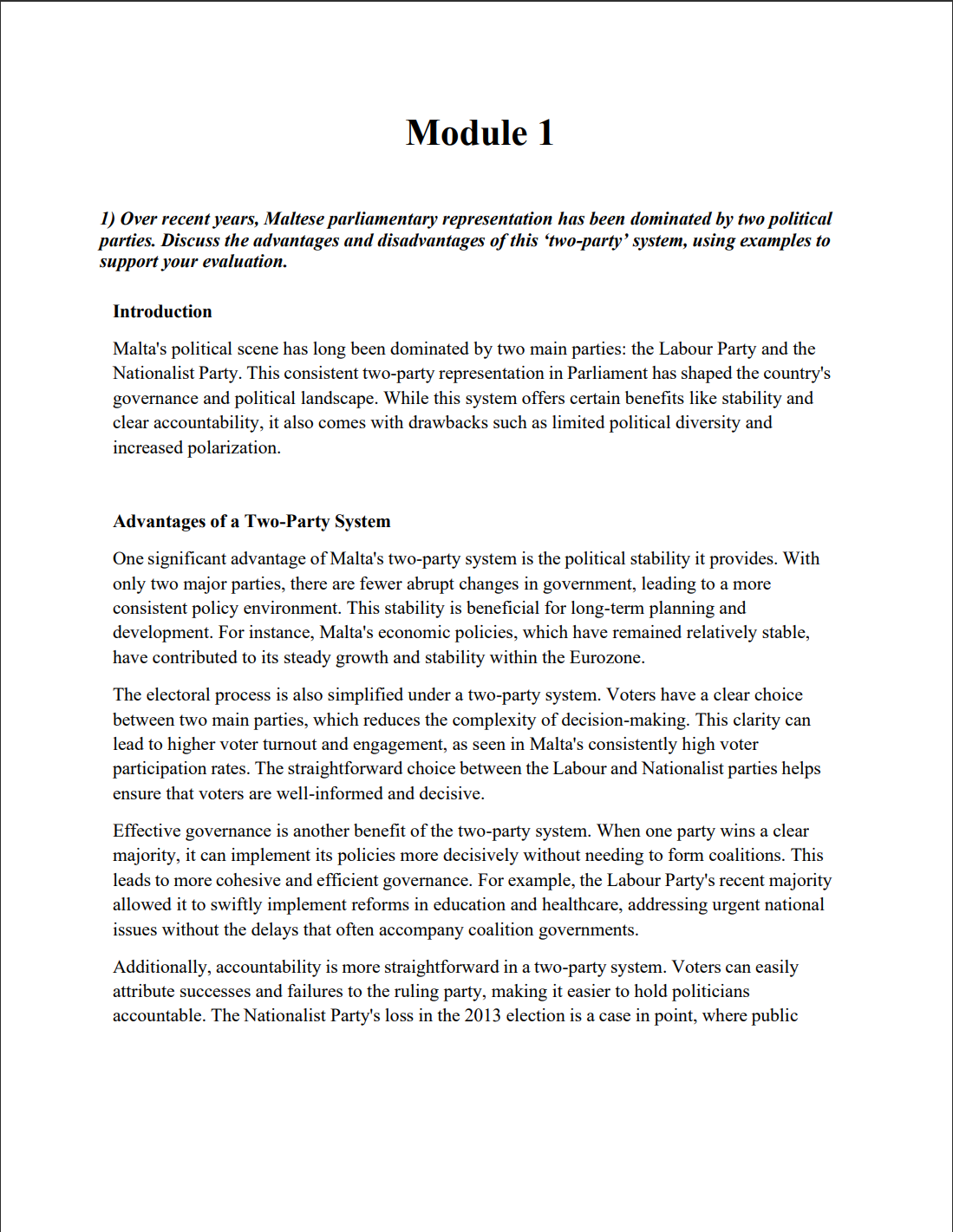Systems of Knowledge Notes & Model Essays