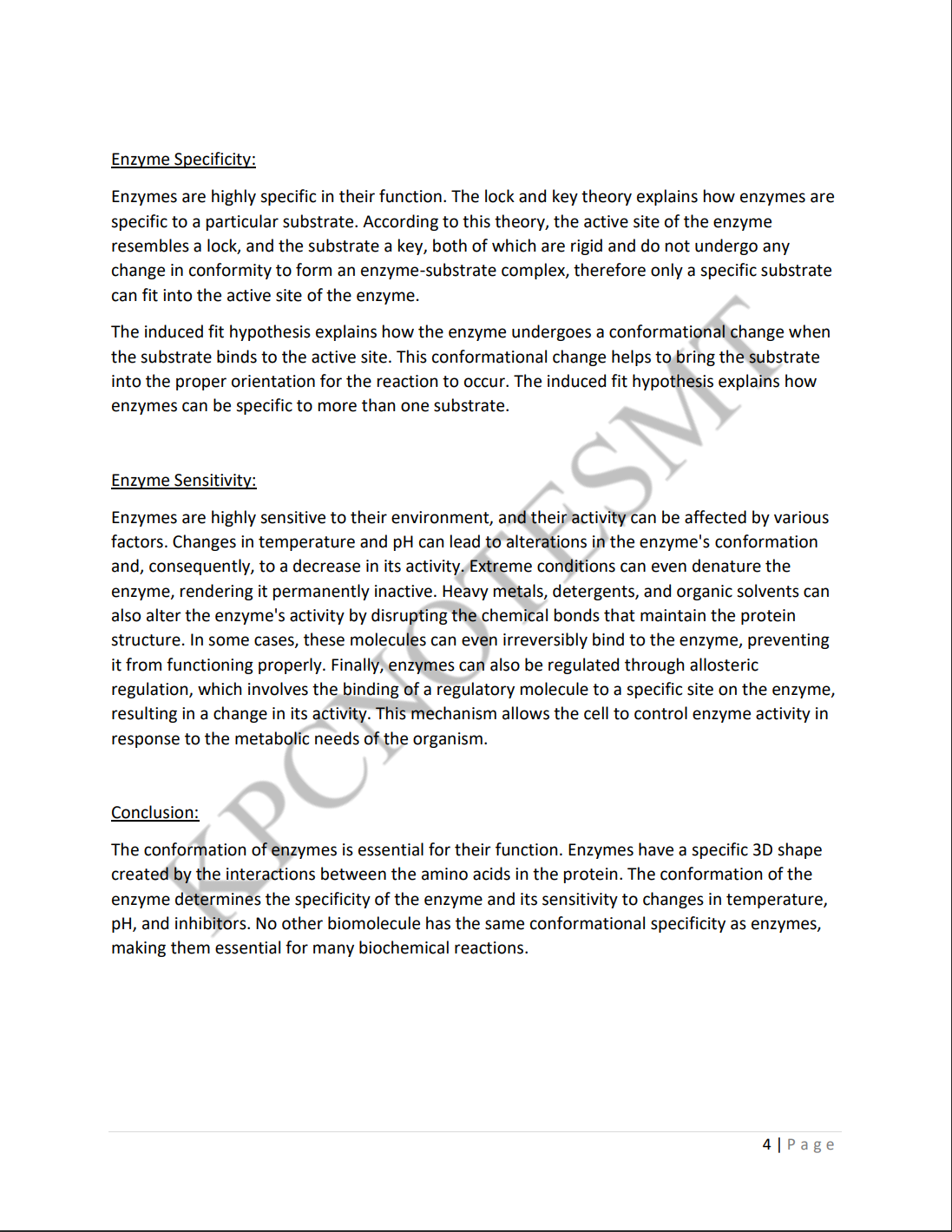 Biology A-Level Notes & Model essays