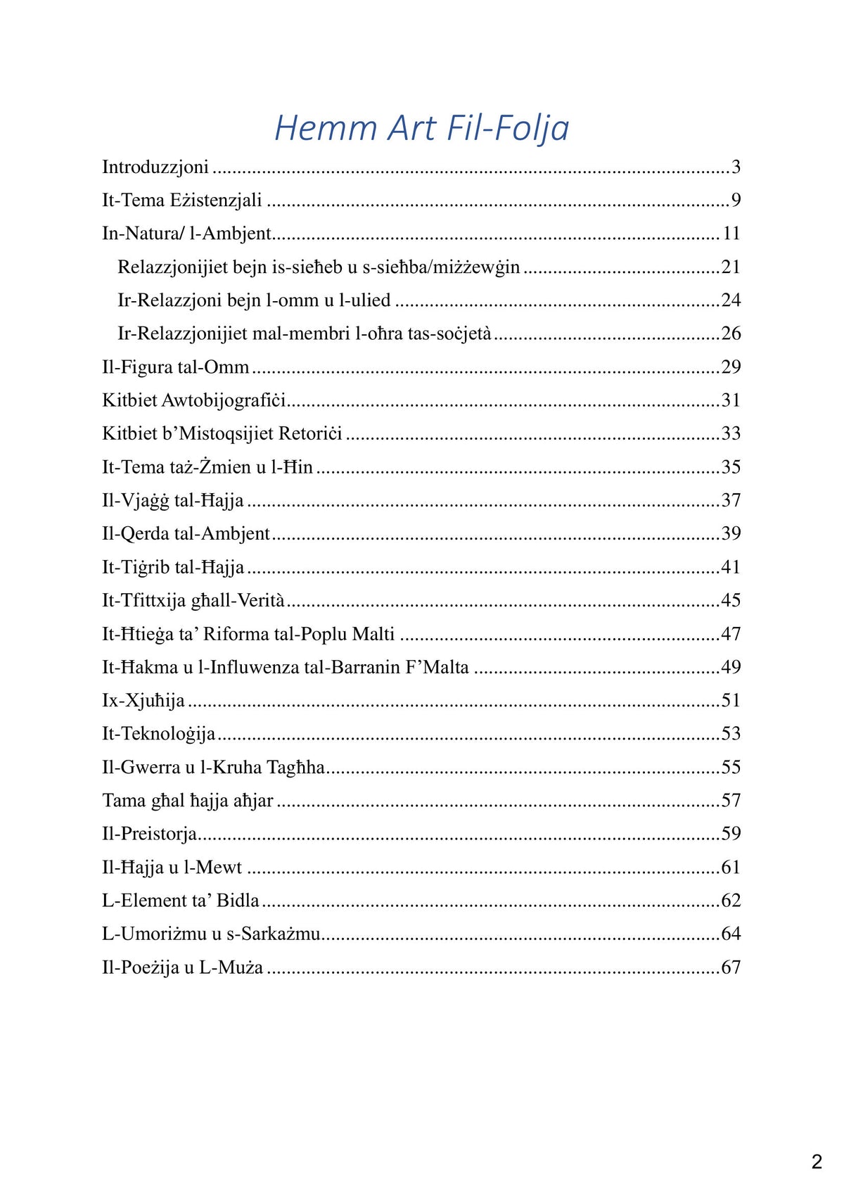 Komponimenti: werrej tat-temi kollha (paġna 2)