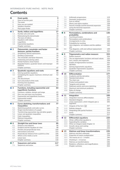 Note Pack: contents, all 13 chapters and their sections (page 2)