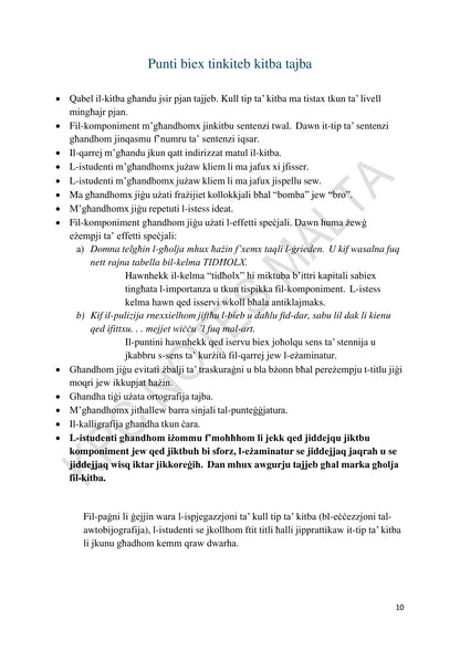 Noti: punti biex tinkiteb kitba tajba (paġna 10)