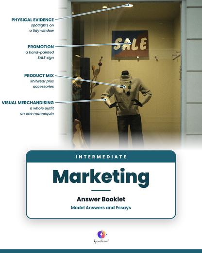 Intermediate Marketing Answer Booklet: cover