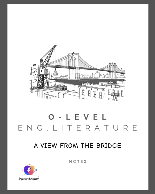 A View from the Bridge Complete Exam Pack: Notes cover