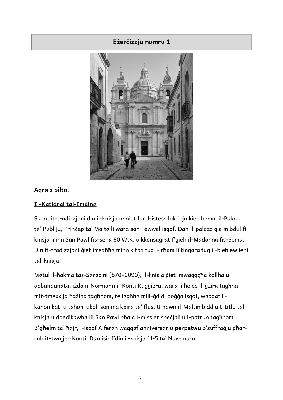 Year 9 | Il-Malti - Noti, Taħriġ u Tweġibiet