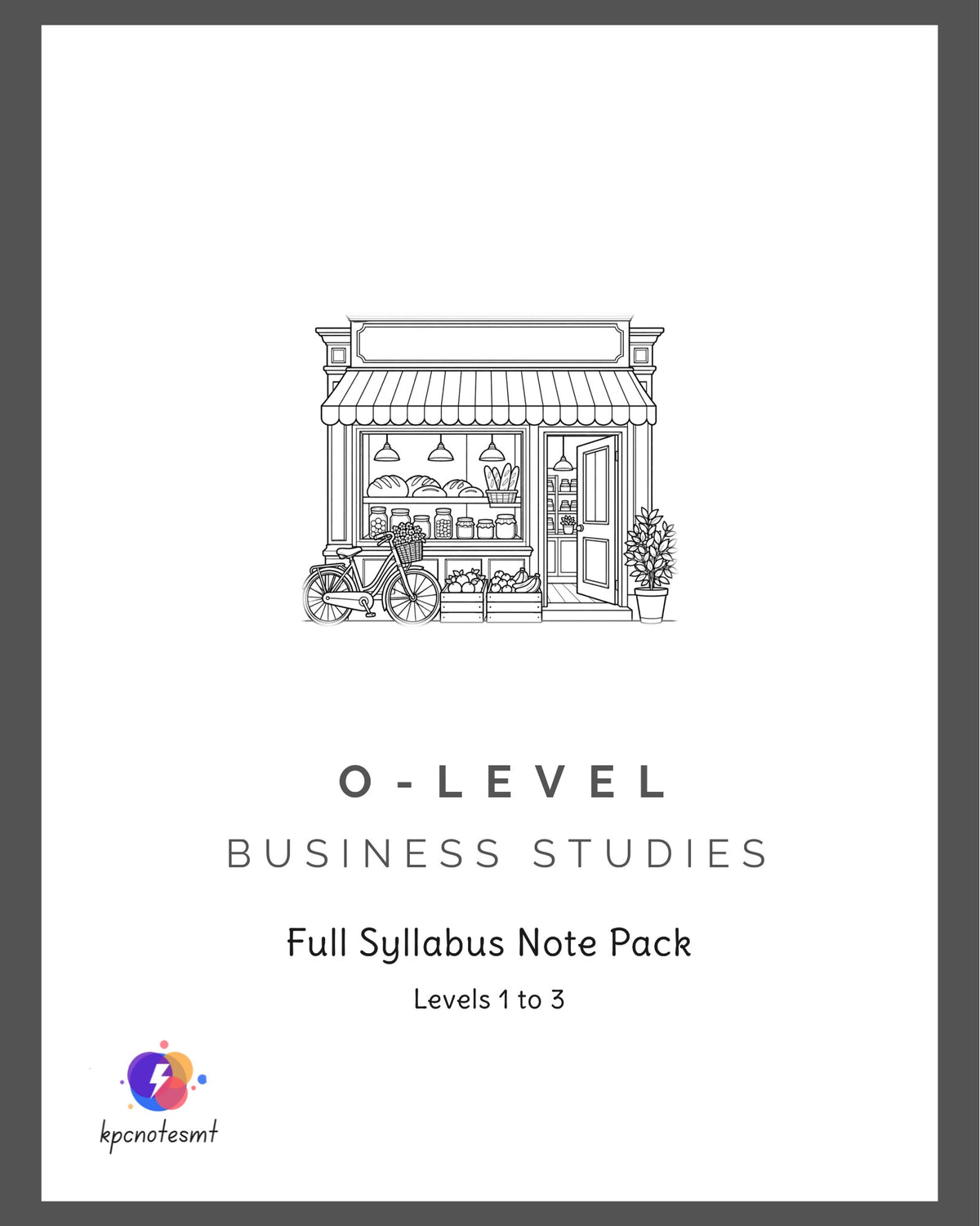 O-Level Business Studies Full Syllabus Note Pack by KPC Notes Malta