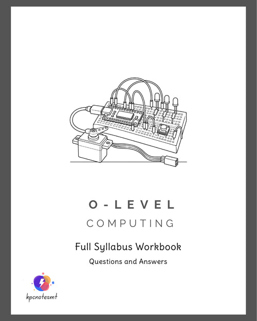 O-Level Computing Workbook with model answers by KPC Notes Malta