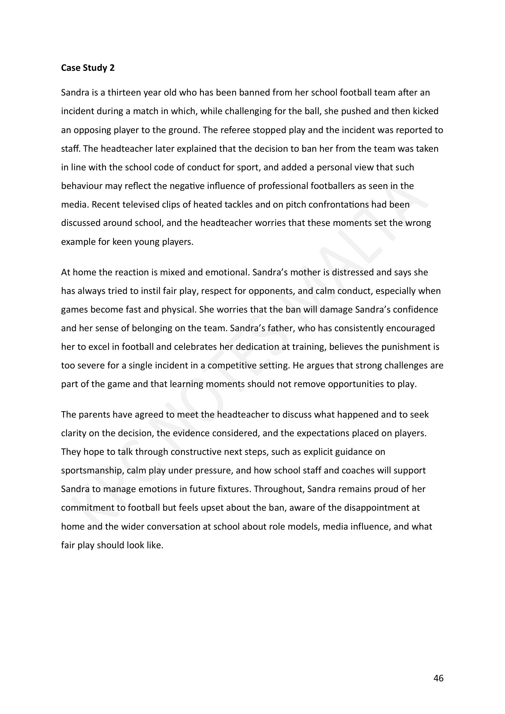 Section B: Case Study 2 (page 46)