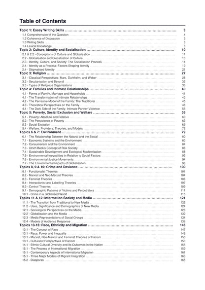 Contents: full table of contents for Topics 1 to 15 (page 2)