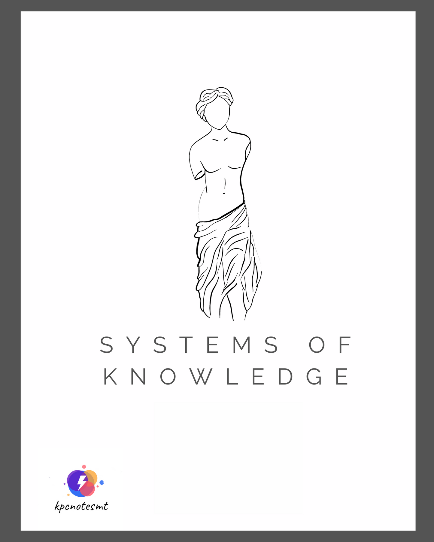 Systems of Knowledge Notes & Model Essays