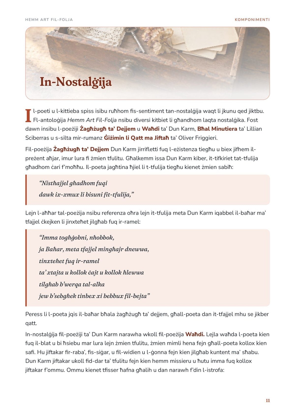 Komponimenti: in-nostalġija (paġna 11)