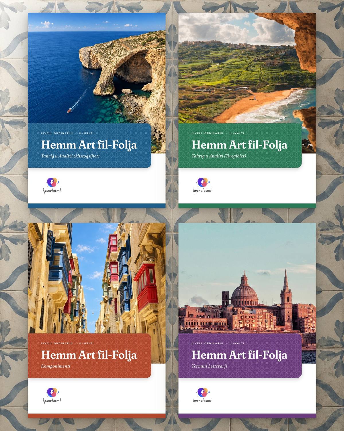 Hemm Art fil-Folja: il-kotba kollha tal-pakkett, KPC Notes Malta