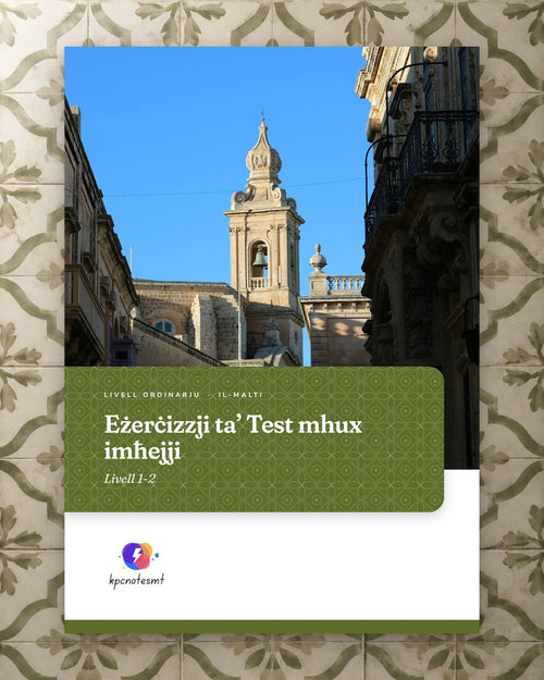 Test mhux imħejji: Livell 1-2, KPC Notes Malta