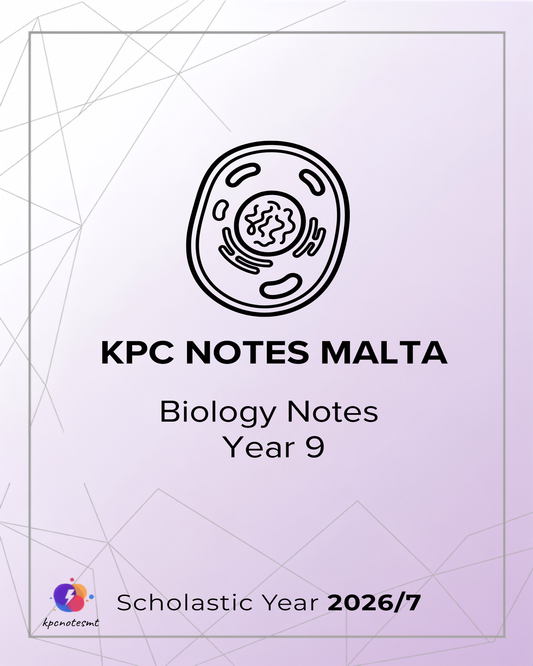Year 9 Biology Notes and Workbook Bundle cover