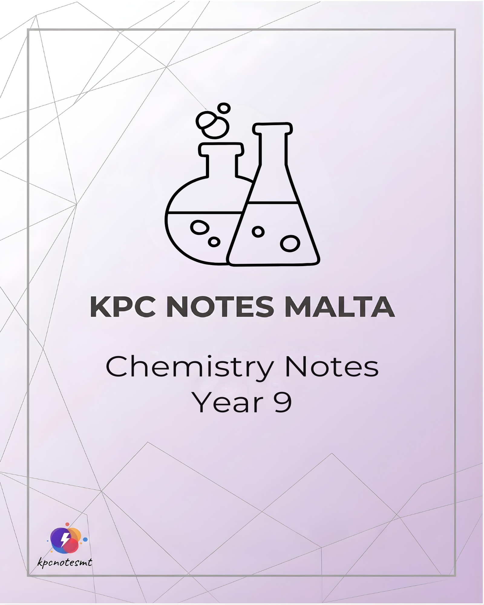 Year 9 Chemistry Notes and Workbook Bundle cover