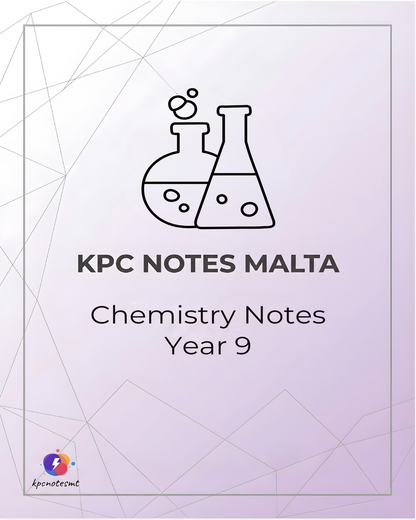 Year 9 Chemistry Notes and Workbook Bundle cover