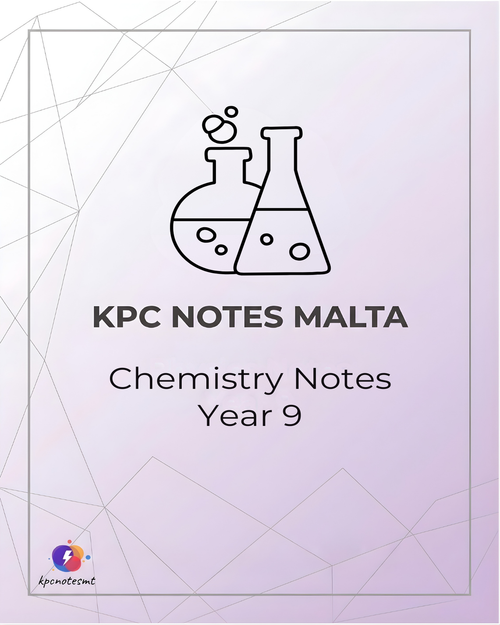 Year 9 Chemistry Notes and Workbook Bundle cover