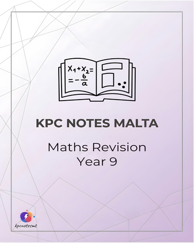 Year 9 | Maths Notes & Workbook Bundle