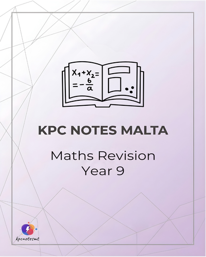 Year 9 Maths Notes and Workbook Bundle cover
