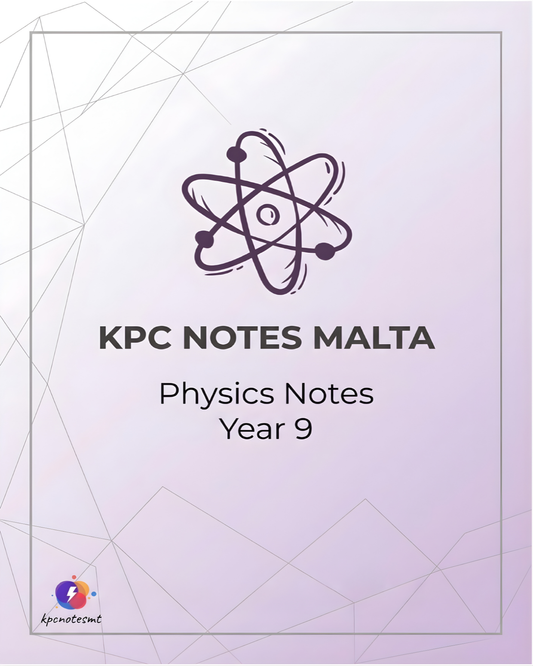 Year 9 Physics Complete Theory Pack cover