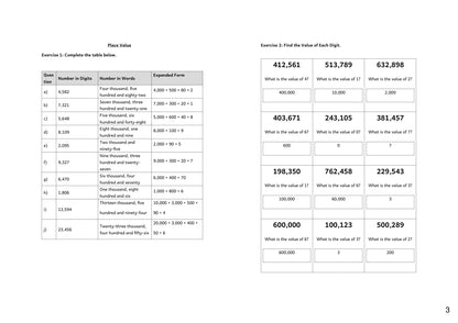 Answers: worked answers from the separate answer booklet (page 3)