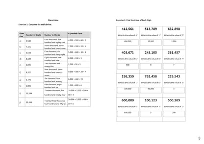 Maths: worked answers from the Maths answer booklet (page 3)
