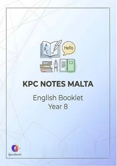 KPC Year 8 English pack cover