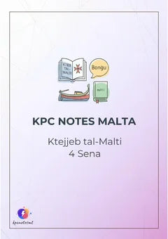 KPC Year 4 Ktejjeb tal-Malti pack cover