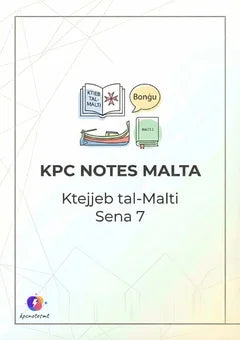 KPC Year 7 Ktejjeb tal-Malti pack cover